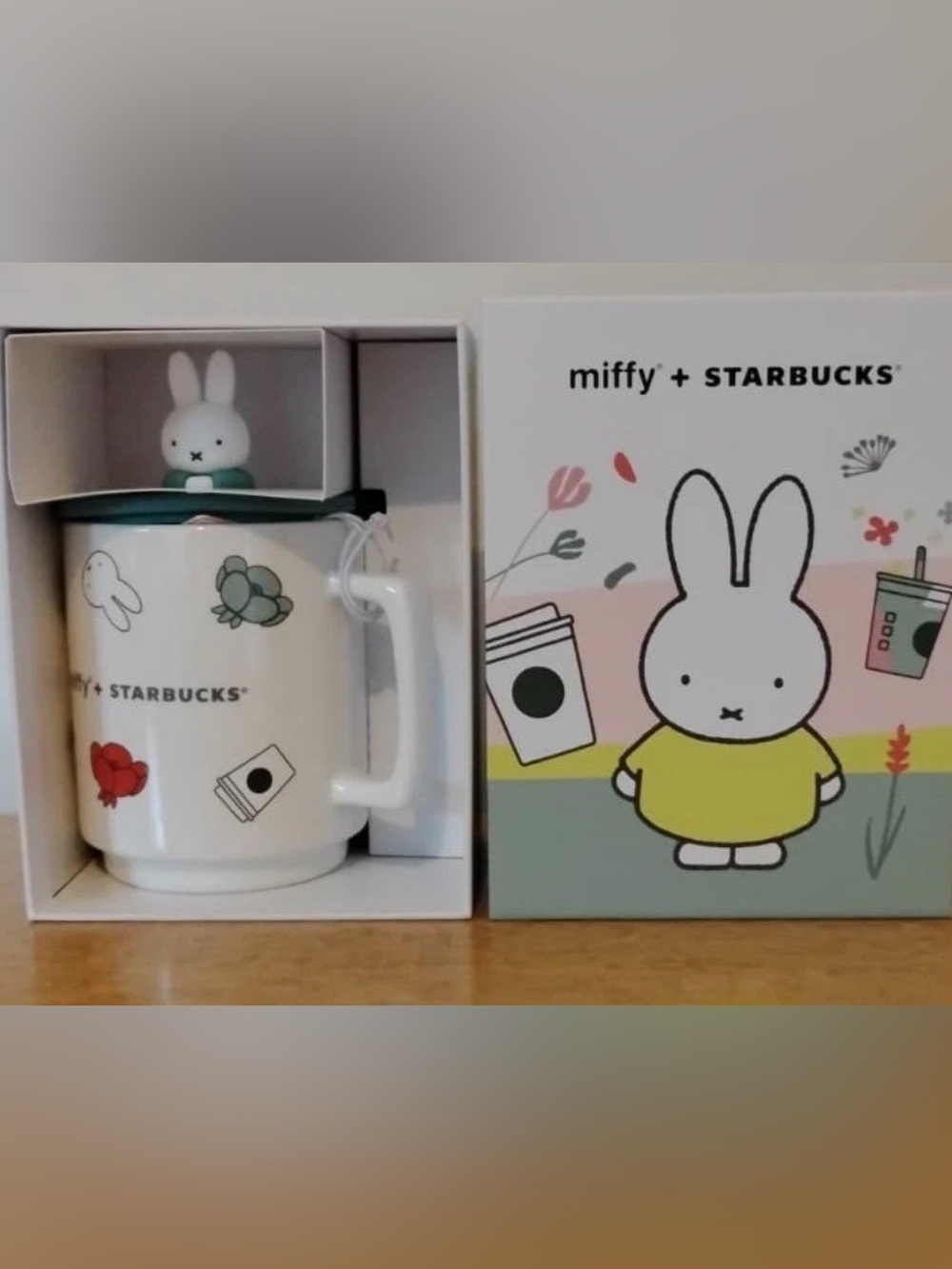 Starbucks Miffy Mug 14oz 2026 Starbucks x Miffy Figure x - Picture 2 of 3